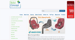 Desktop Screenshot of bebe-concept.ro